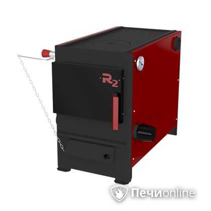 Твердотопливный котел Термокрафт R2 12 кВт конфорка термометр круглый выход в Магнитогорске